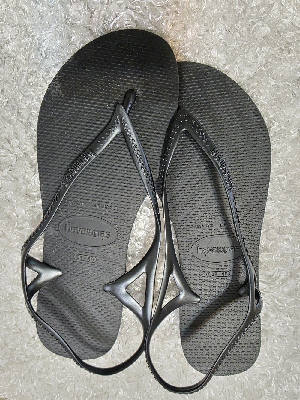 Havaianas Women’s Black Slim Slingback Sandals
